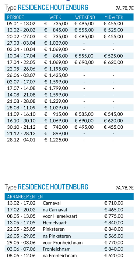 pricelist 2026