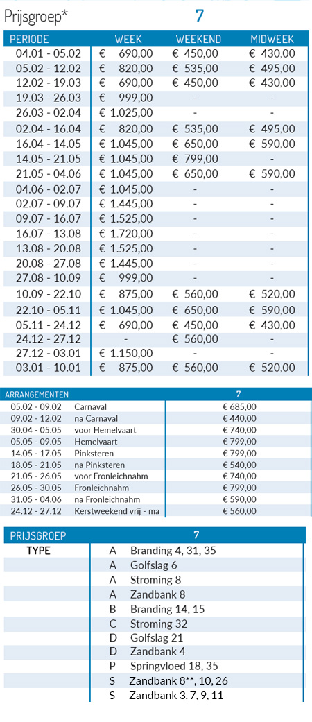 pricelist 2027